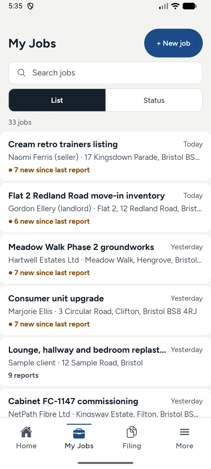 The Vitna app — search in plain words