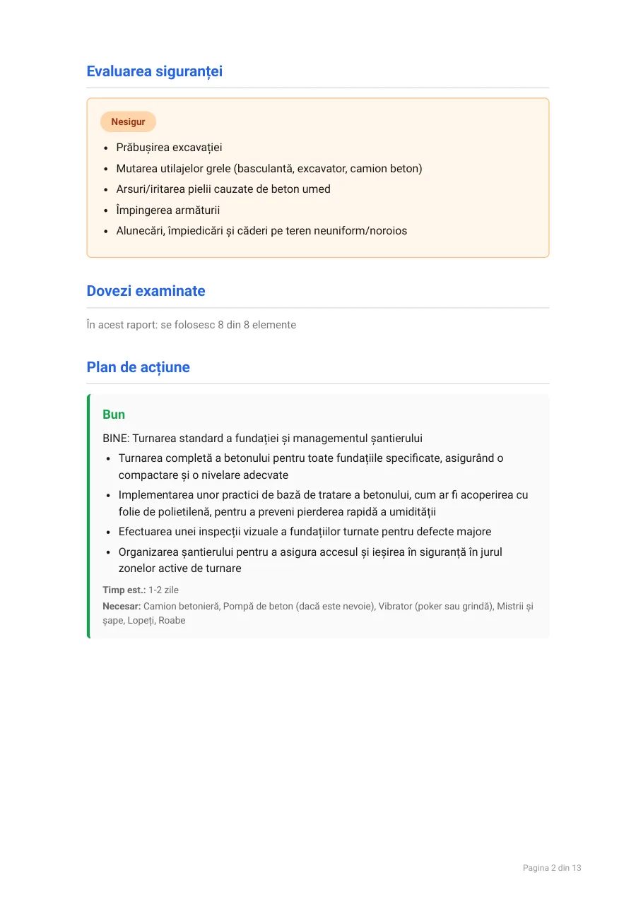 Sample report page 2