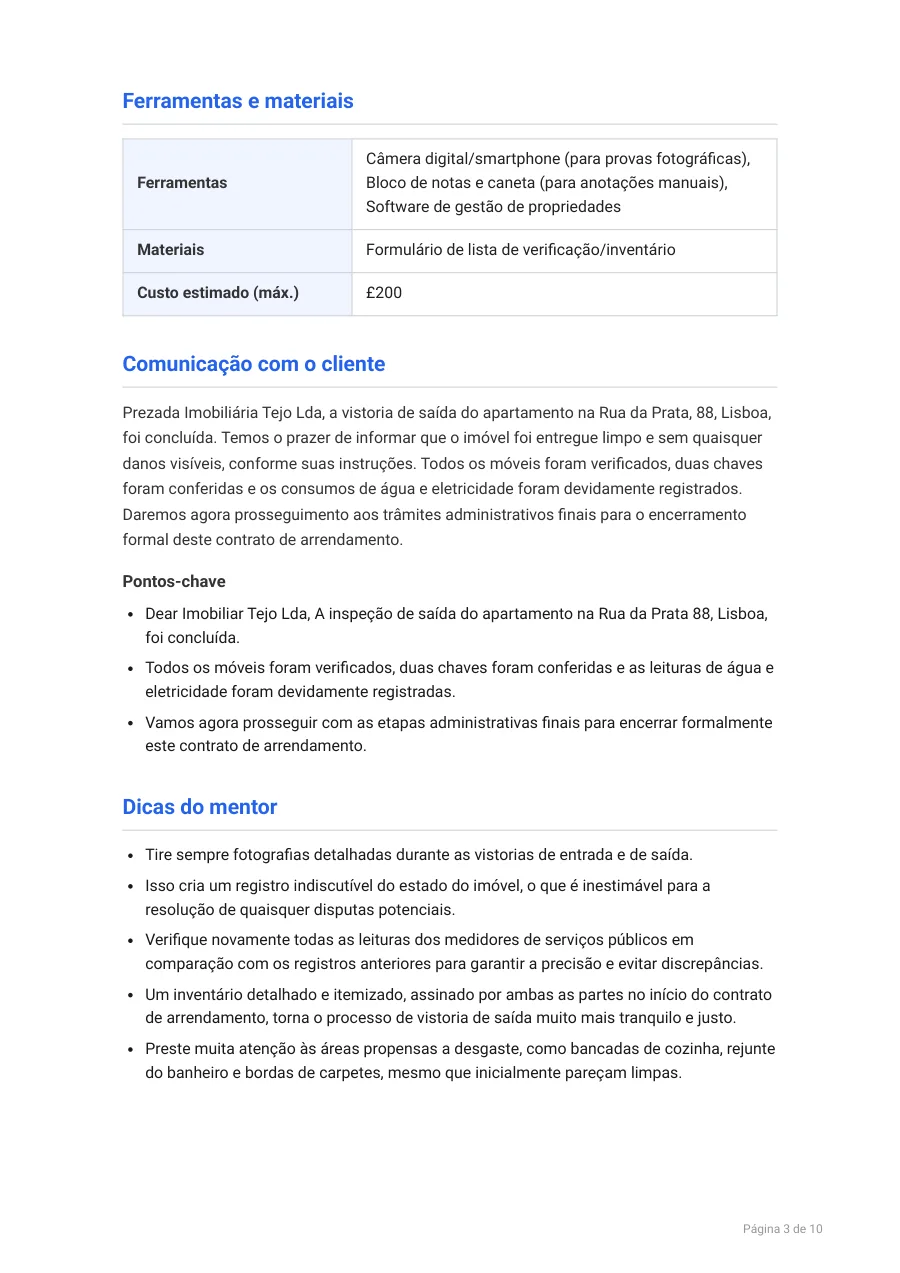 Sample report page 3