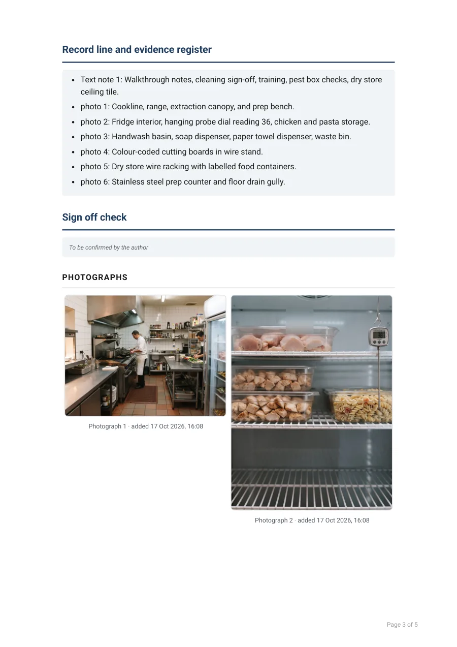 Report page 3 of 5